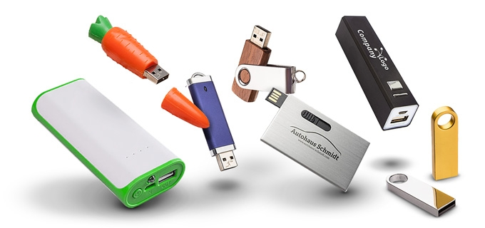 Bedruckte USB-Sticks